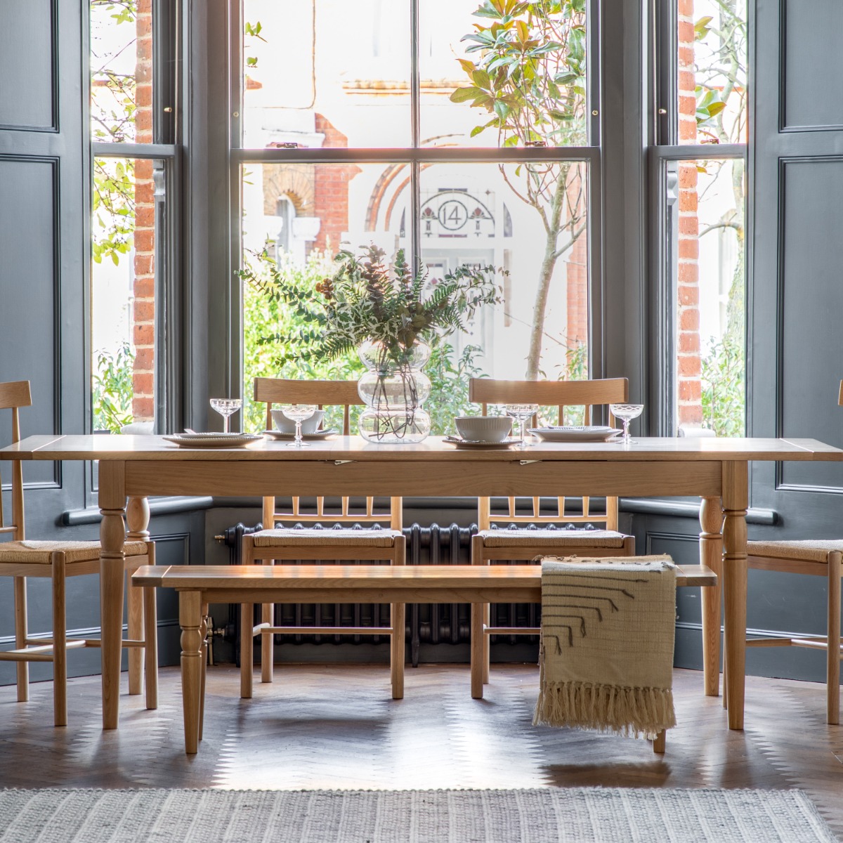 Manor Natural Extending Dining Table by Hudson Living | Style Our Home