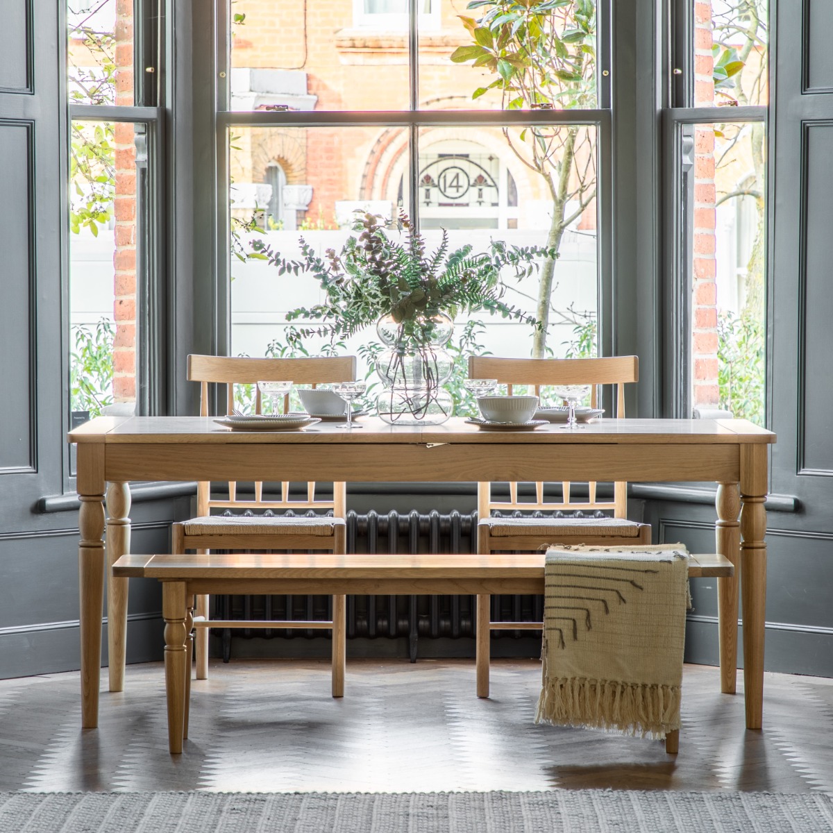 Manor Natural Extending Dining Table by Hudson Living | Style Our Home