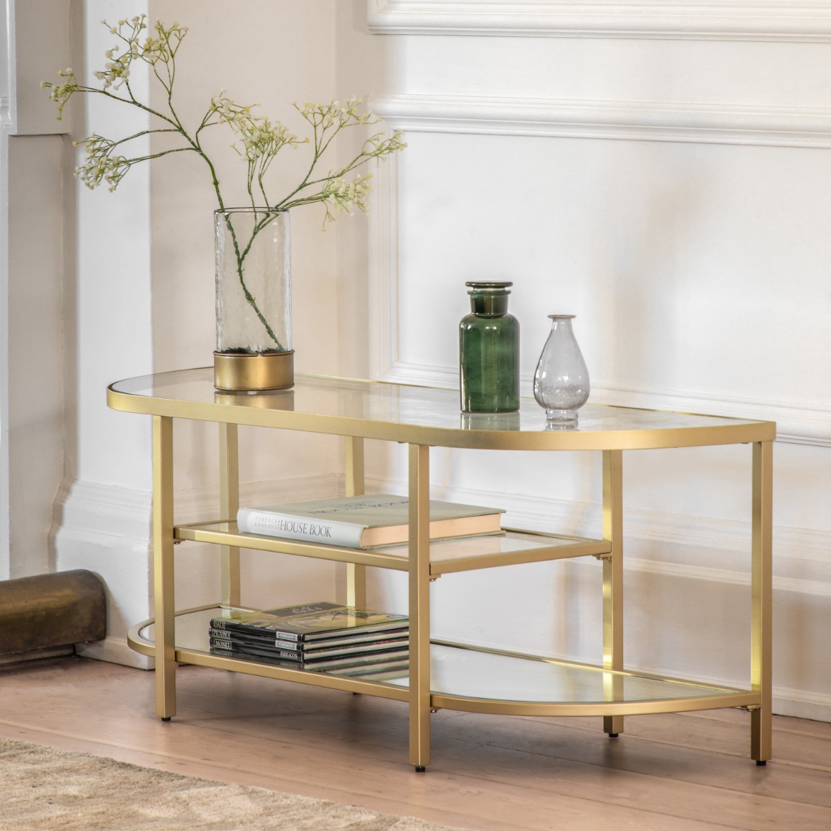 Hudson Champagne Media Unit | Style Our Home