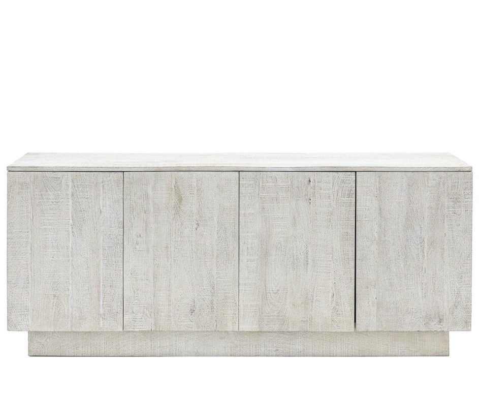 Clarion Whitewash 4 Door Sideboard By Gallery Living | Style Our Home