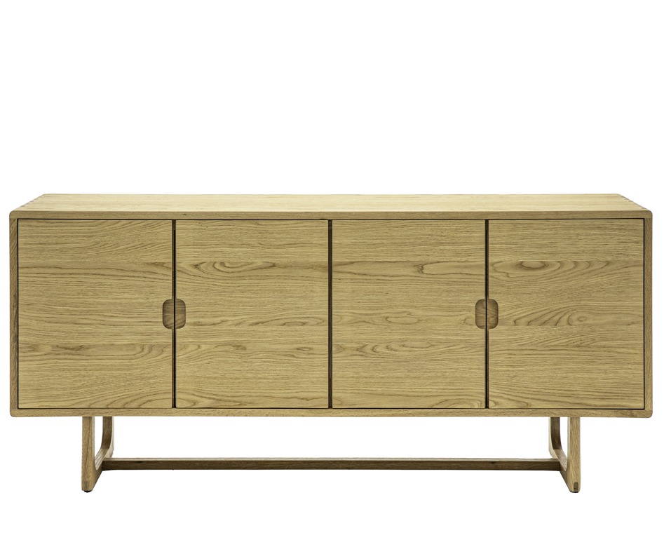 Mella 4 Door sideboard Natural By Gallery Living | Style Our Home