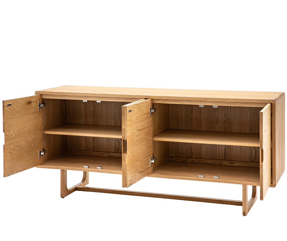 Mella 4 Door sideboard Natural By Gallery Living | Style Our Home