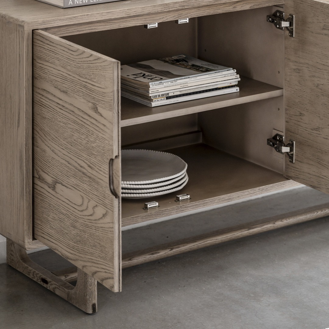 Mella 4 Door Sideboard Smoked By Gallery Living | Style Our Home
