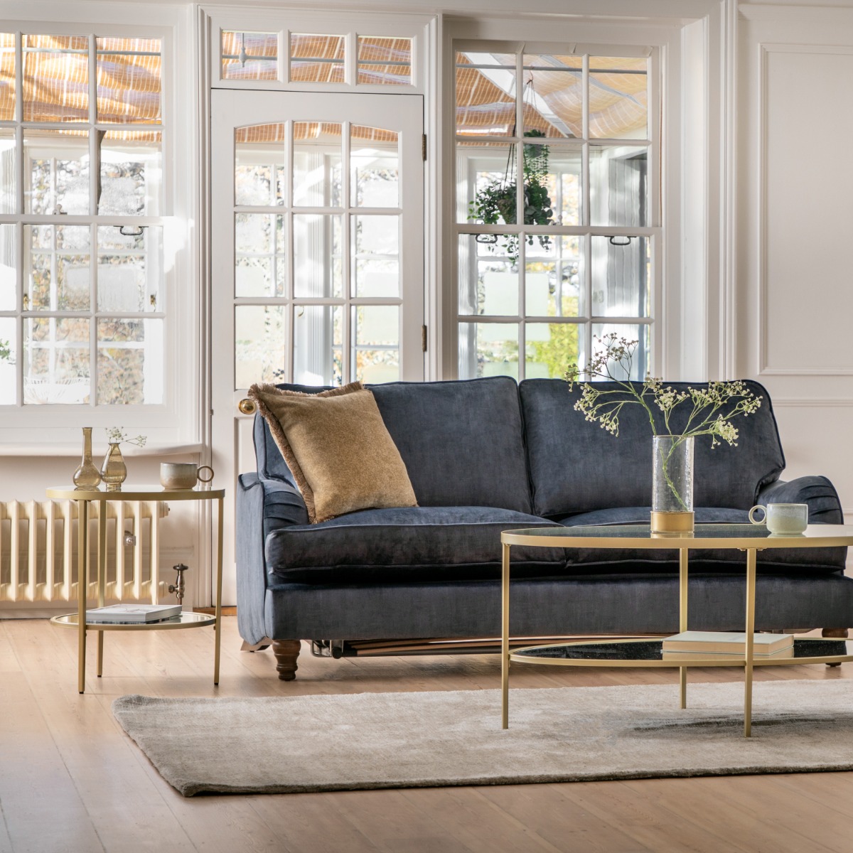 Hudson Champagne Side Table - Style Our Home 