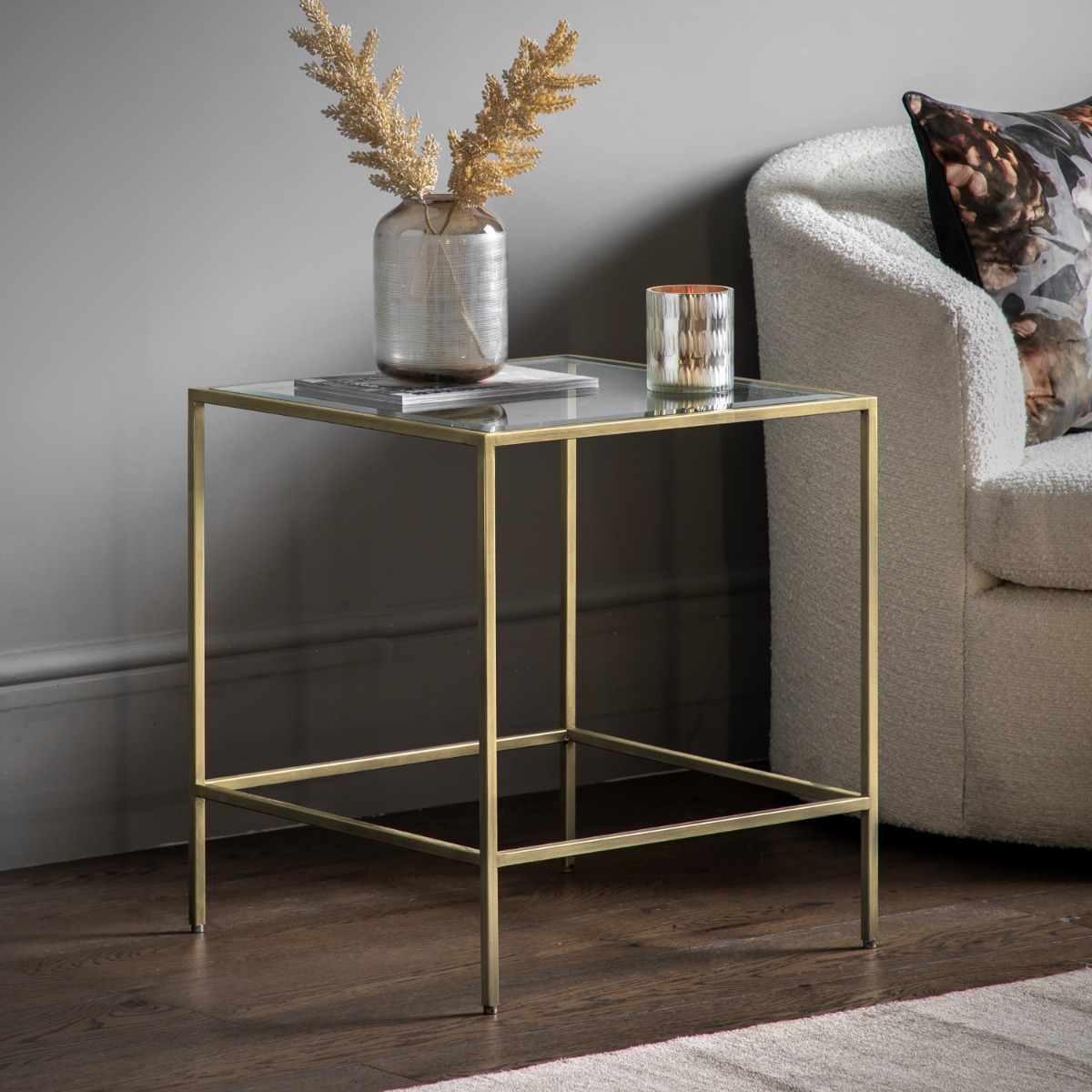 Rothbury Champagne Side Table by Gallery Direct | Style Our Home