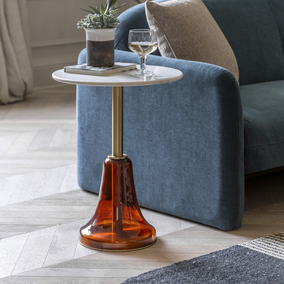 Laudio Side Table Orange By Gallery Living | Style Our Home