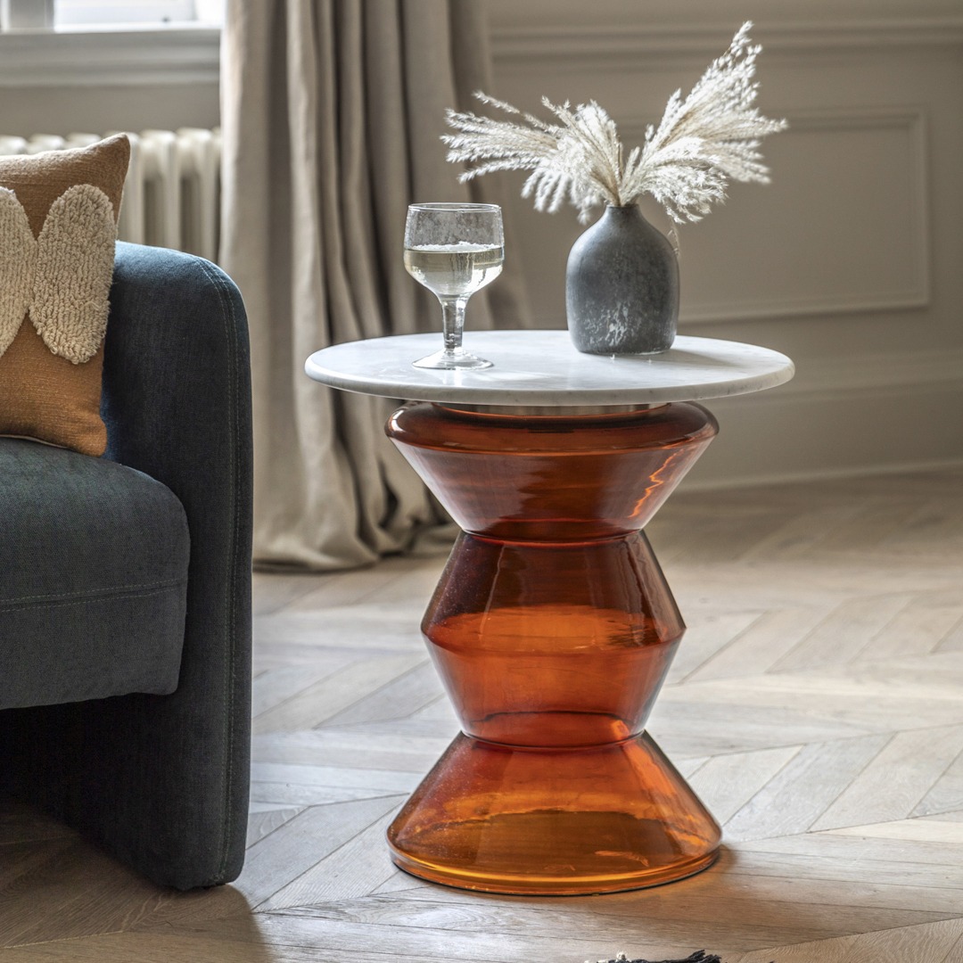 Burela Side Table Orange By Gallery Living | Style Our Home