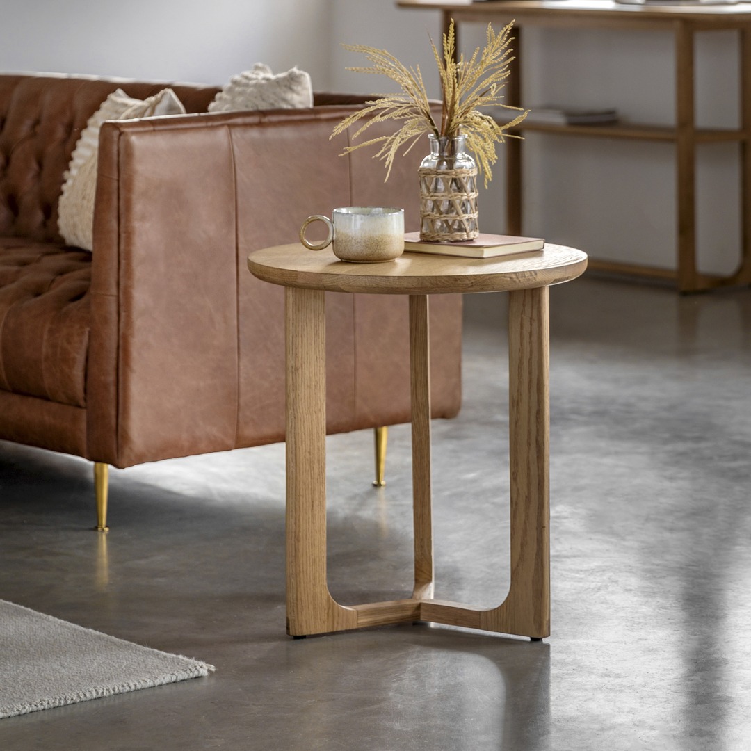 Mella Side table Natural  By Gallery Living | Style Our Home