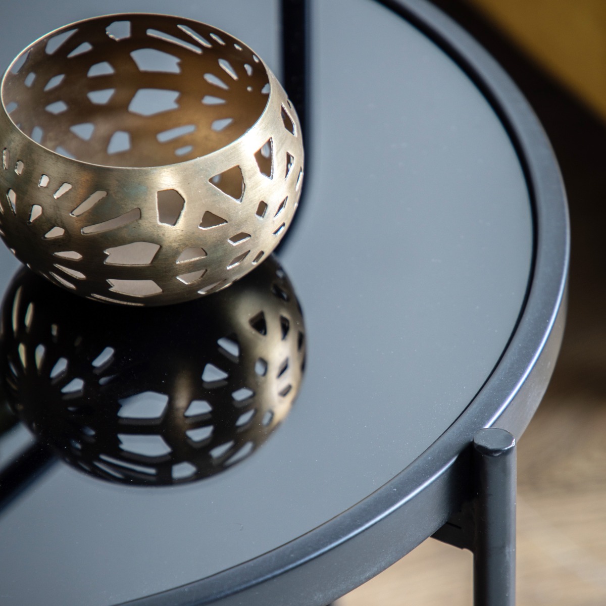 Wilton Black Side Table by Hudson Living | Style Our Home 