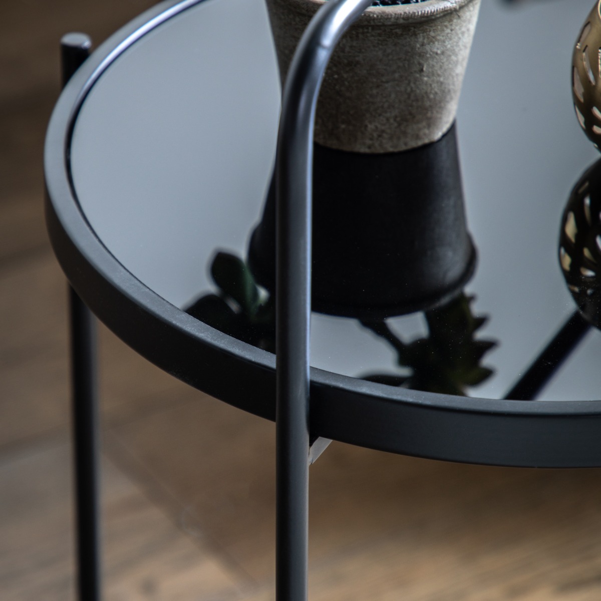 Wilton Black Side Table by Hudson Living | Style Our Home 