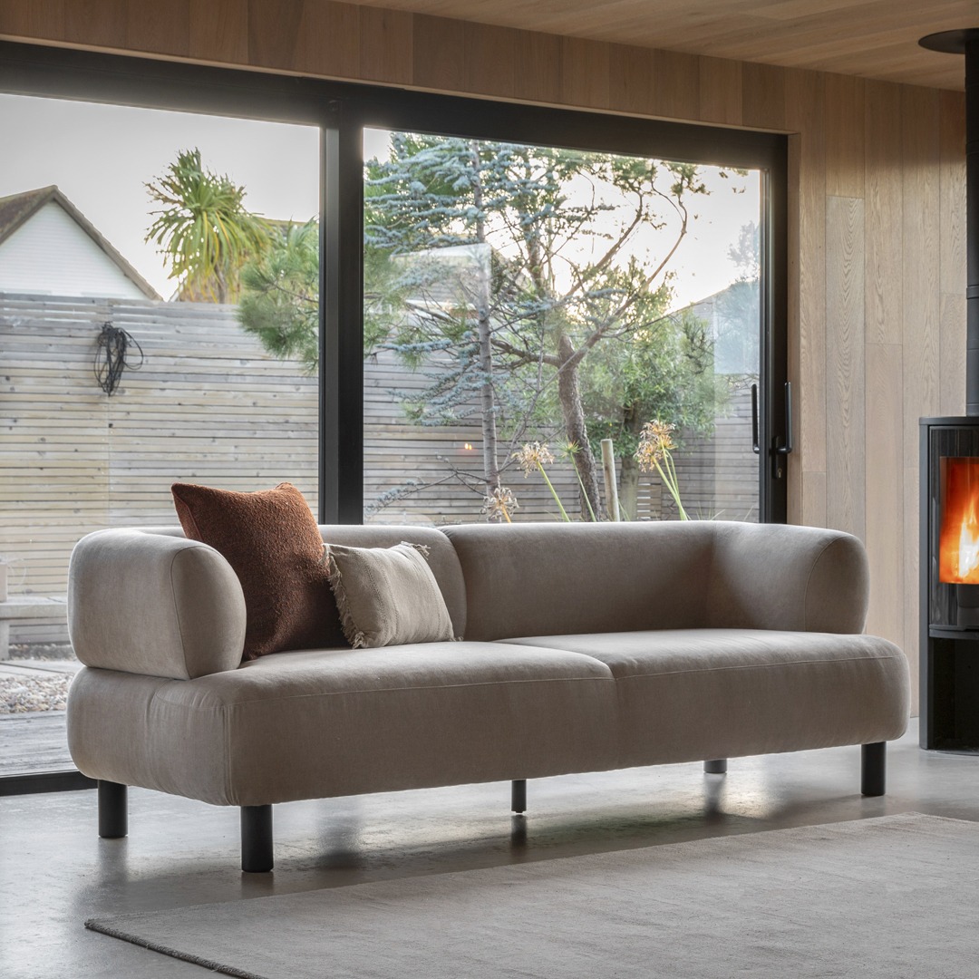 Faro 3 Seater Sofa Cream By Gallery Living | Style Our Home