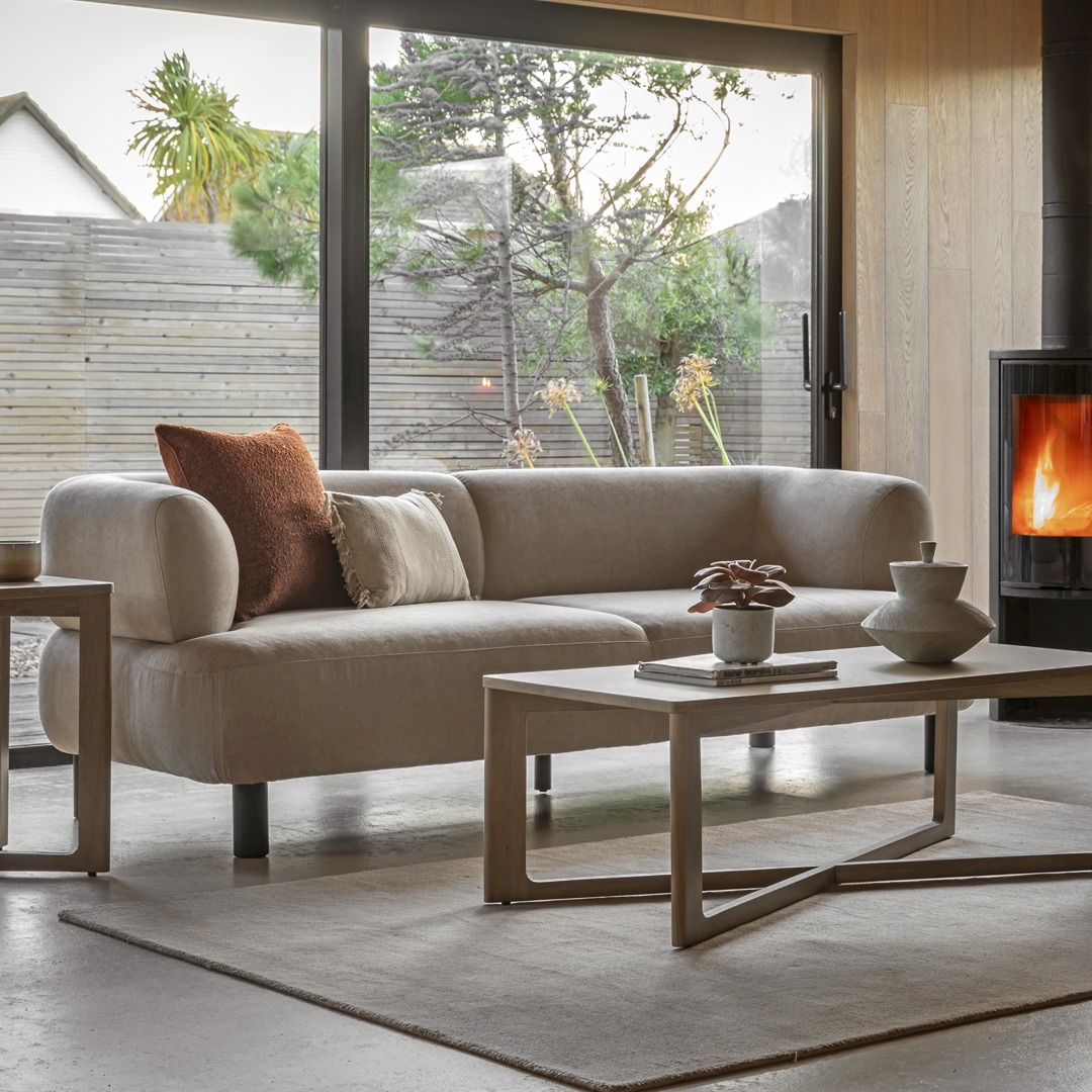 Faro 3 Seater Sofa Cream By Gallery Living | Style Our Home