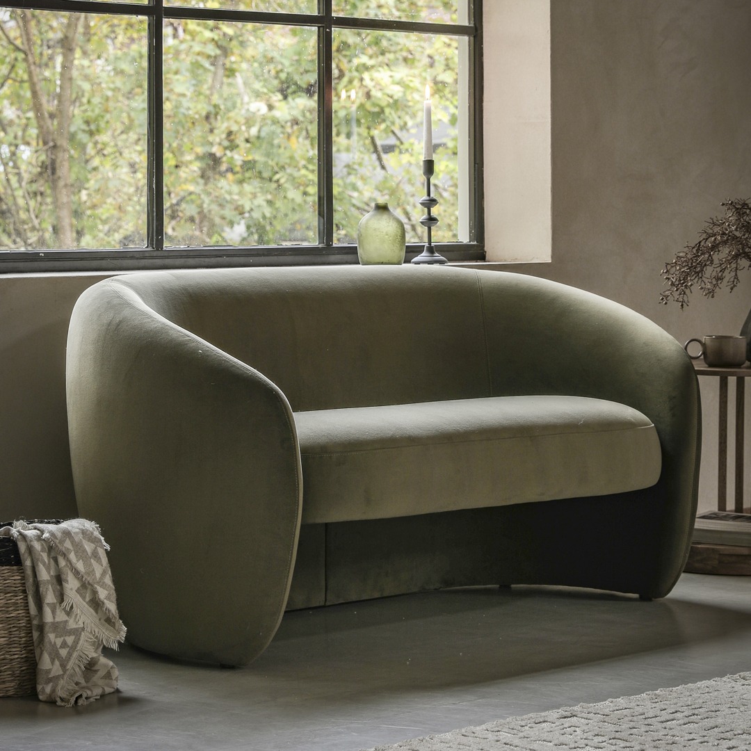 Ellera 2 Seater Sofa Moss Green By Gallery Living | Style Our Home