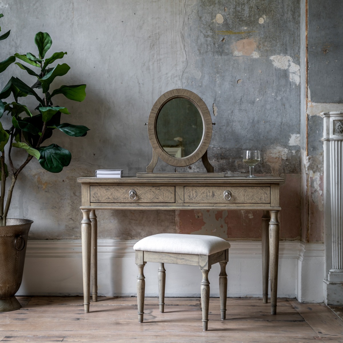 Mustique Dressing Stool - Style Our Home