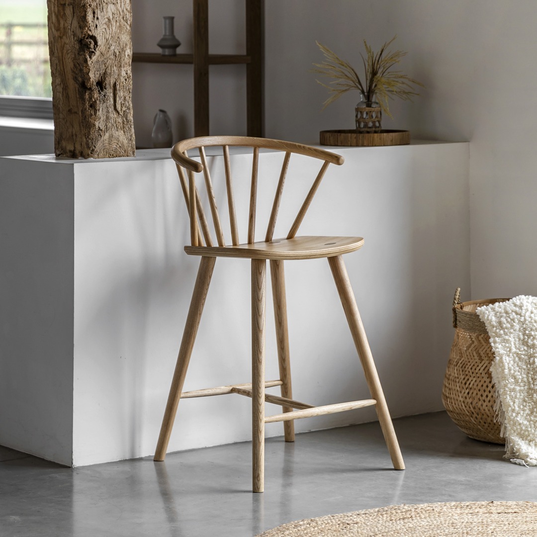 Mella Barstool Natural By Gallery Living | Style Our Home