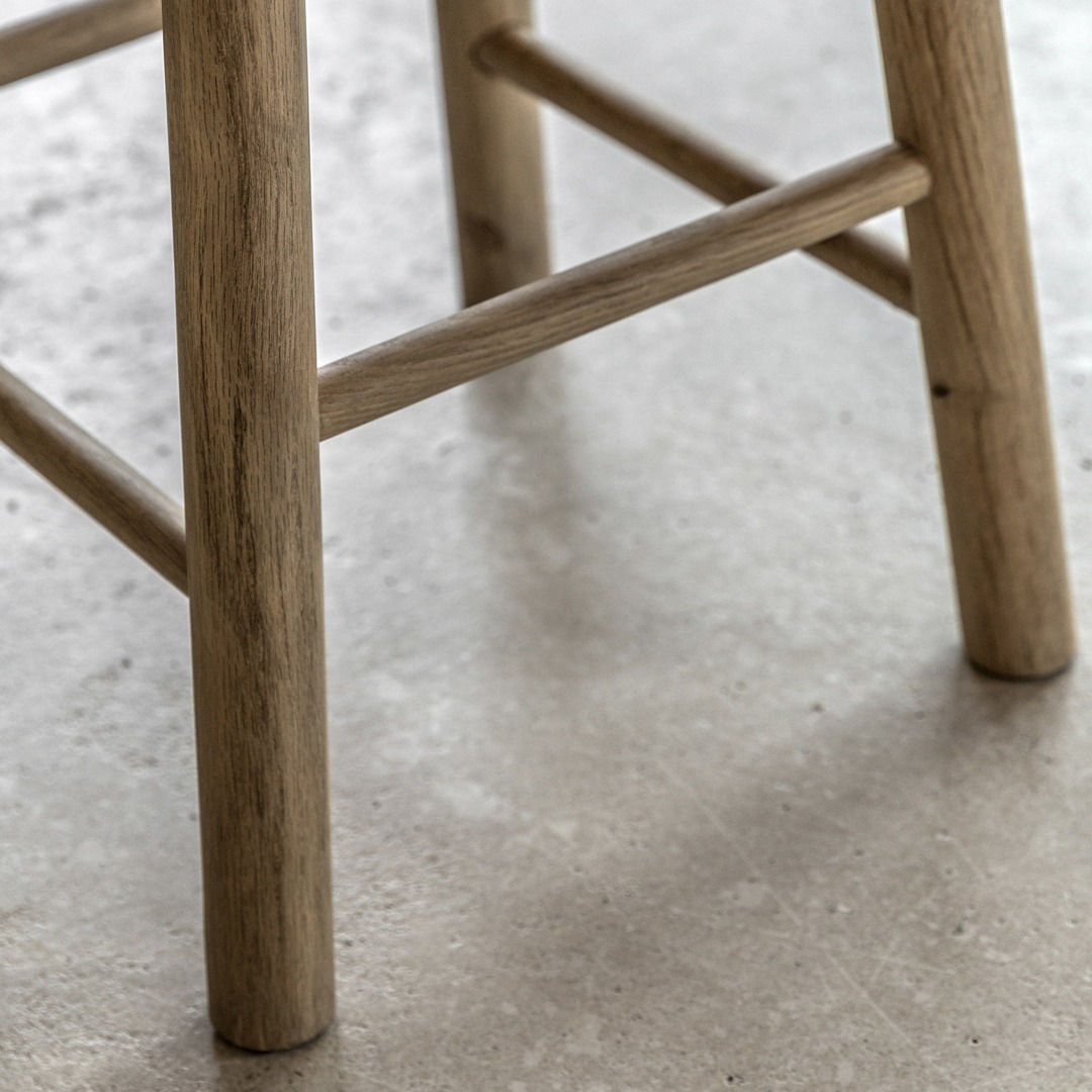 Pirton Stool Natural By Gallery Living | Style Our Home