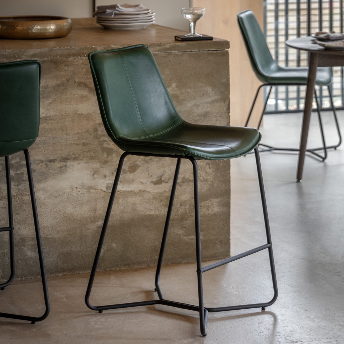 Felix Green Stool (2pk) by Gallery Living | Style Our Home