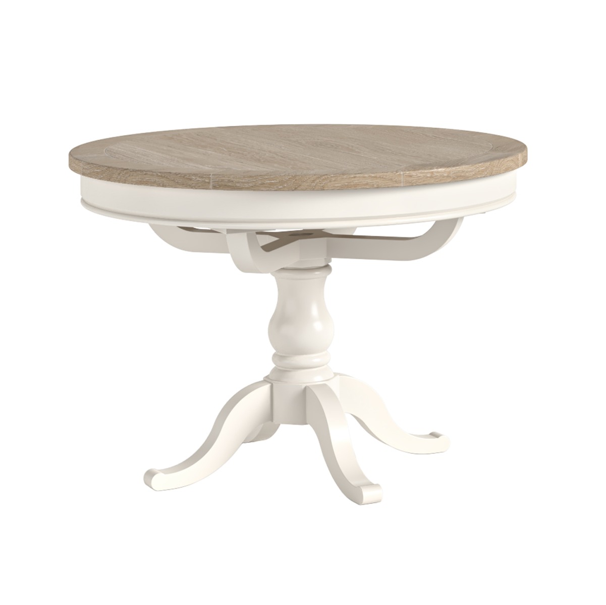 Tetbury Pedestal Round Extending Dining Table – Top Condell / Global Home Group | Style Our Home