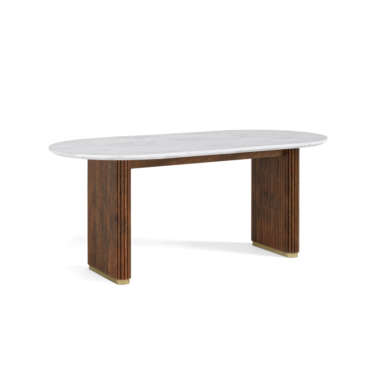 Harvard Oval Marble Top Dining Table by Condell/Global Home Group | Style Our Home