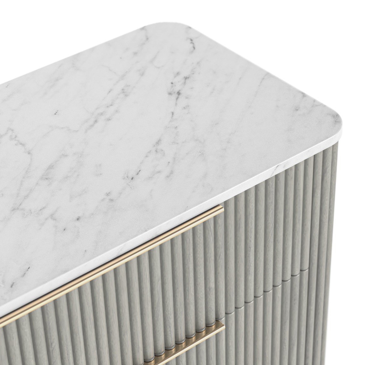 Isabella Flutted 5 Drawer Chest by Condell/Global Home Group | Style Our Home