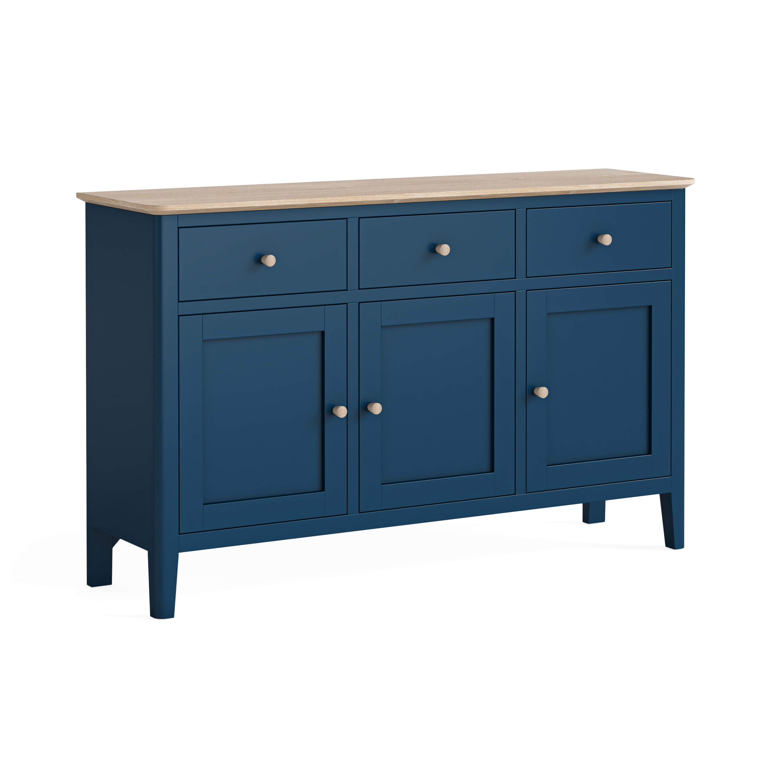 Marlow Navy Large Sideboard by Corndell/Global Home Group  | Style Our Home
