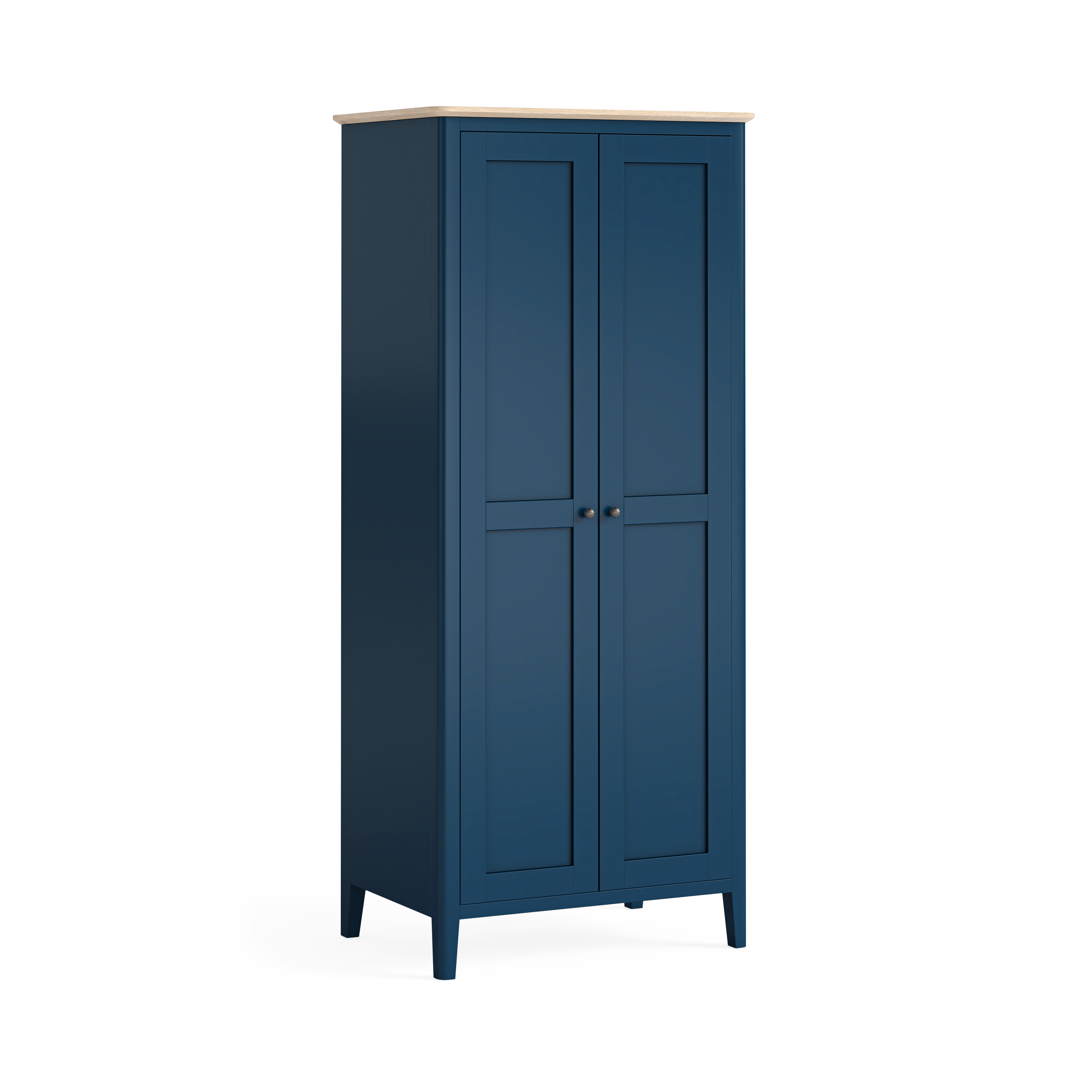 Marlow Navy Full Hanging Wardrobe by Corndell/Global Home Group  | Style Our Home