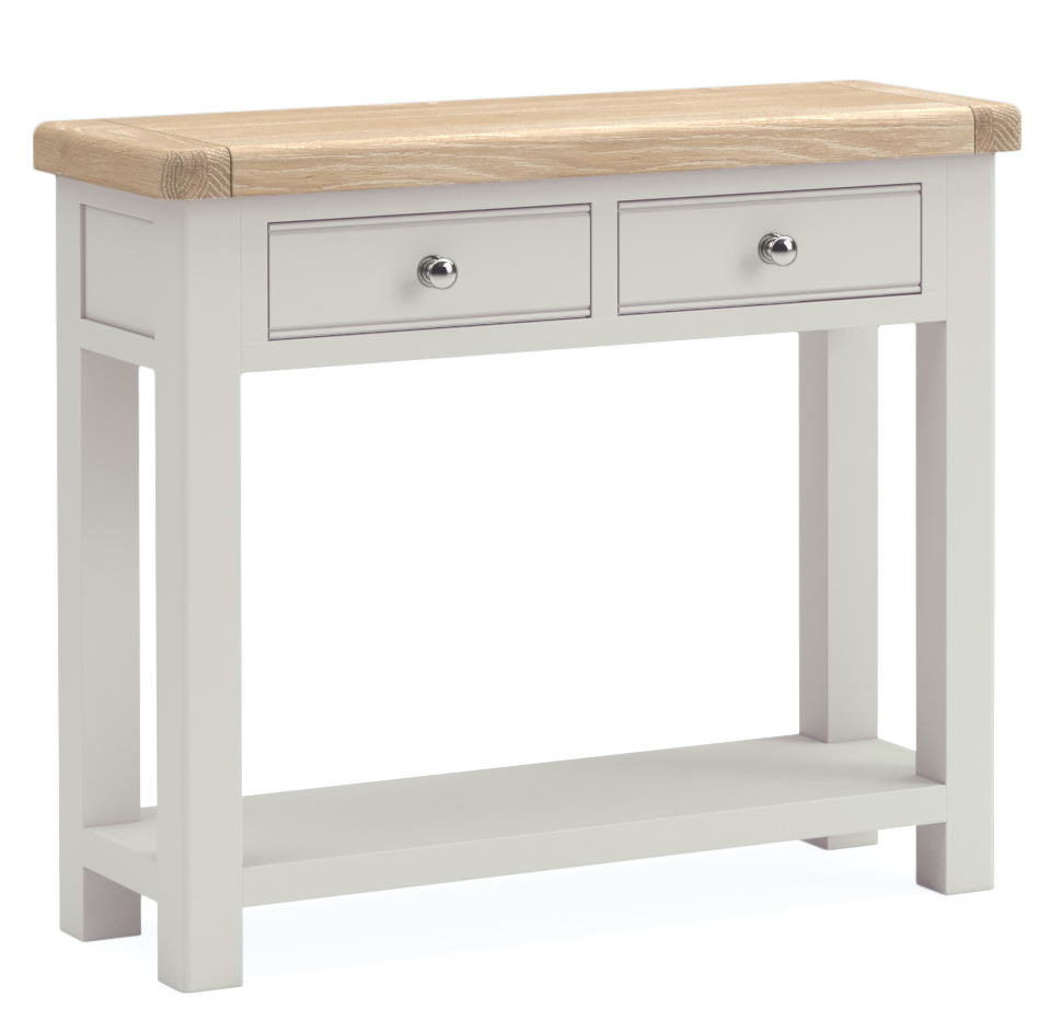 Salcombe Grey Console Table By Corndell / Global Home Group | Style Our Home
