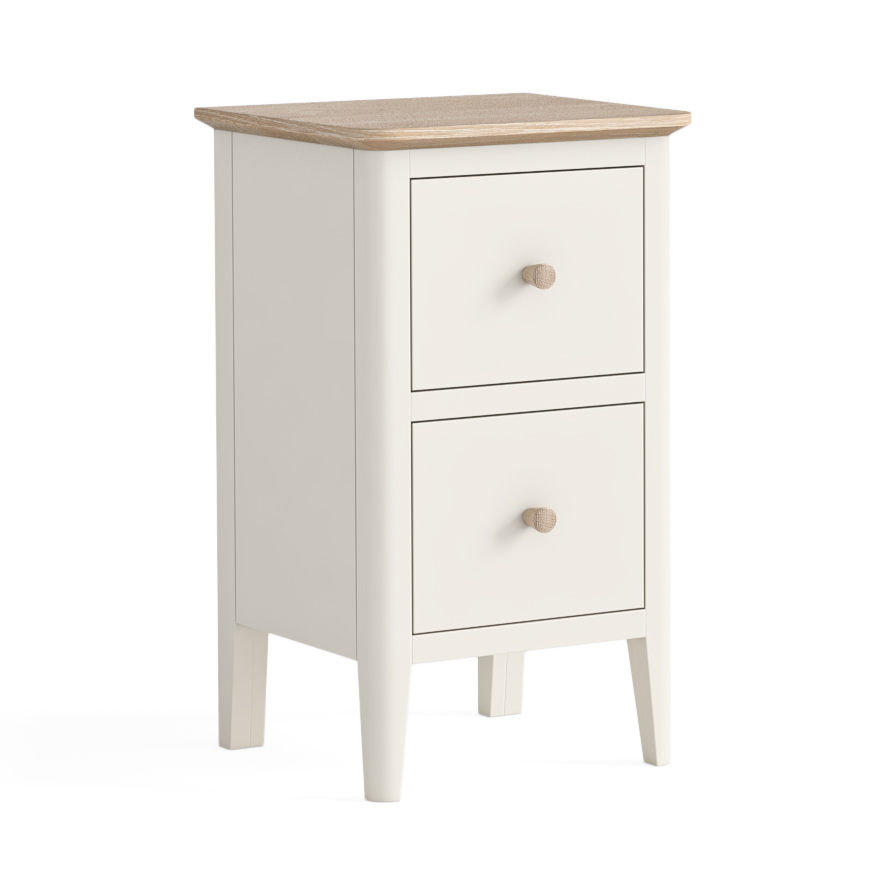 Marlow Coconut Milk Narrow Bedside by Corndell/Global Home Group  | Style Our Home