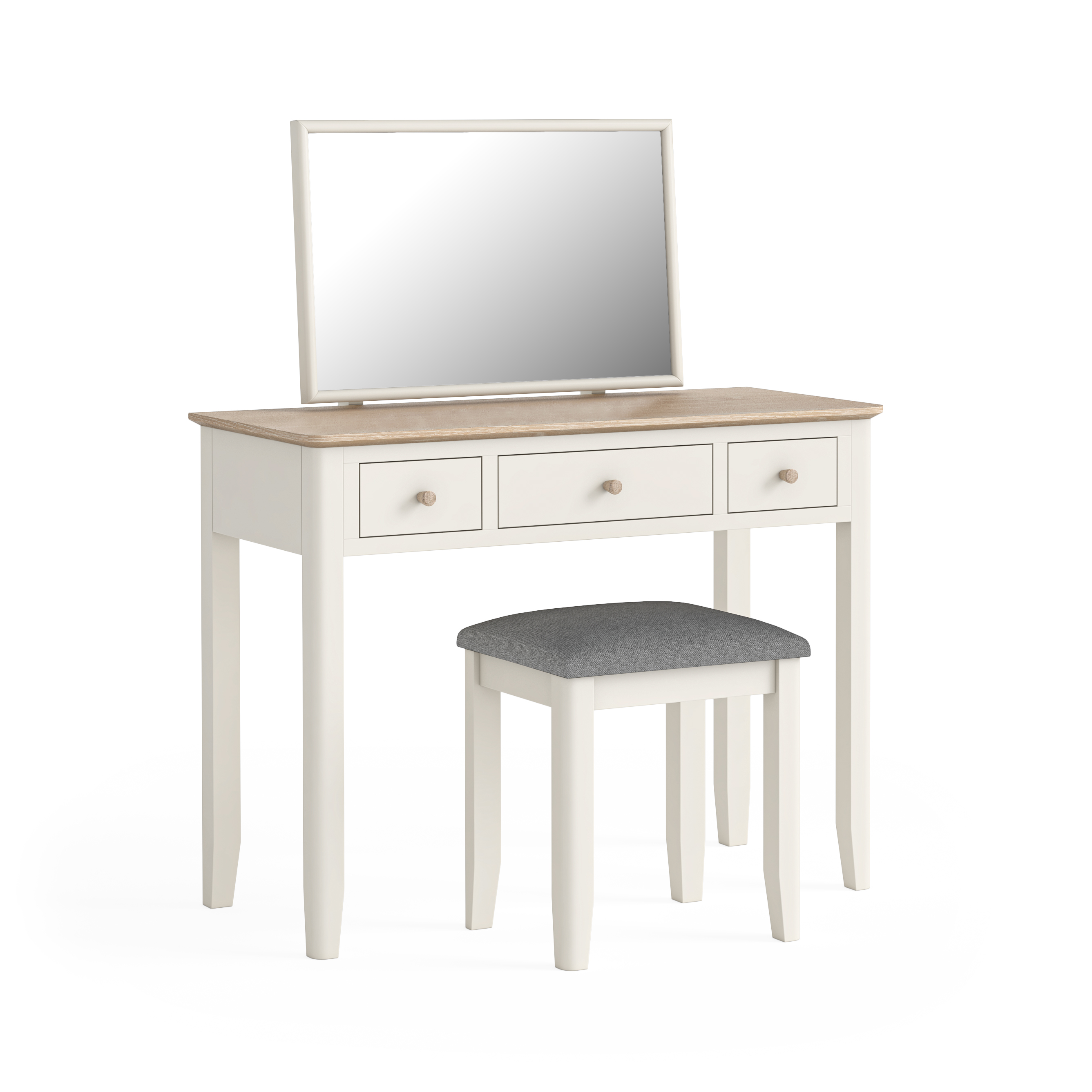 Marlow Coconut Milk Dressing Table Set by Corndell/Global Home Group  | Style Our Home