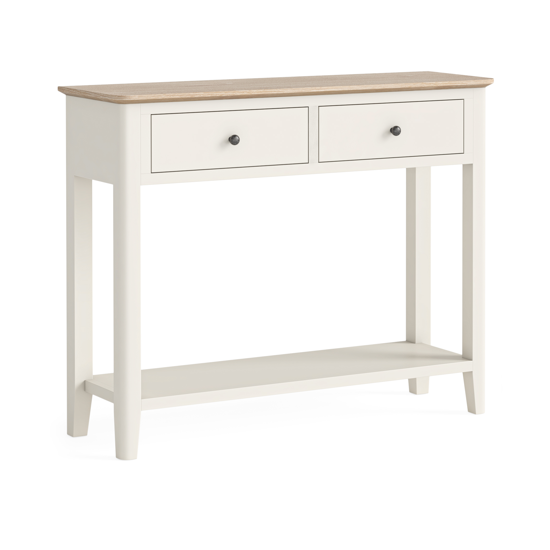 Marlow Coconut Milk Console Table by Corndell/Global Home Group  | Style Our Home
