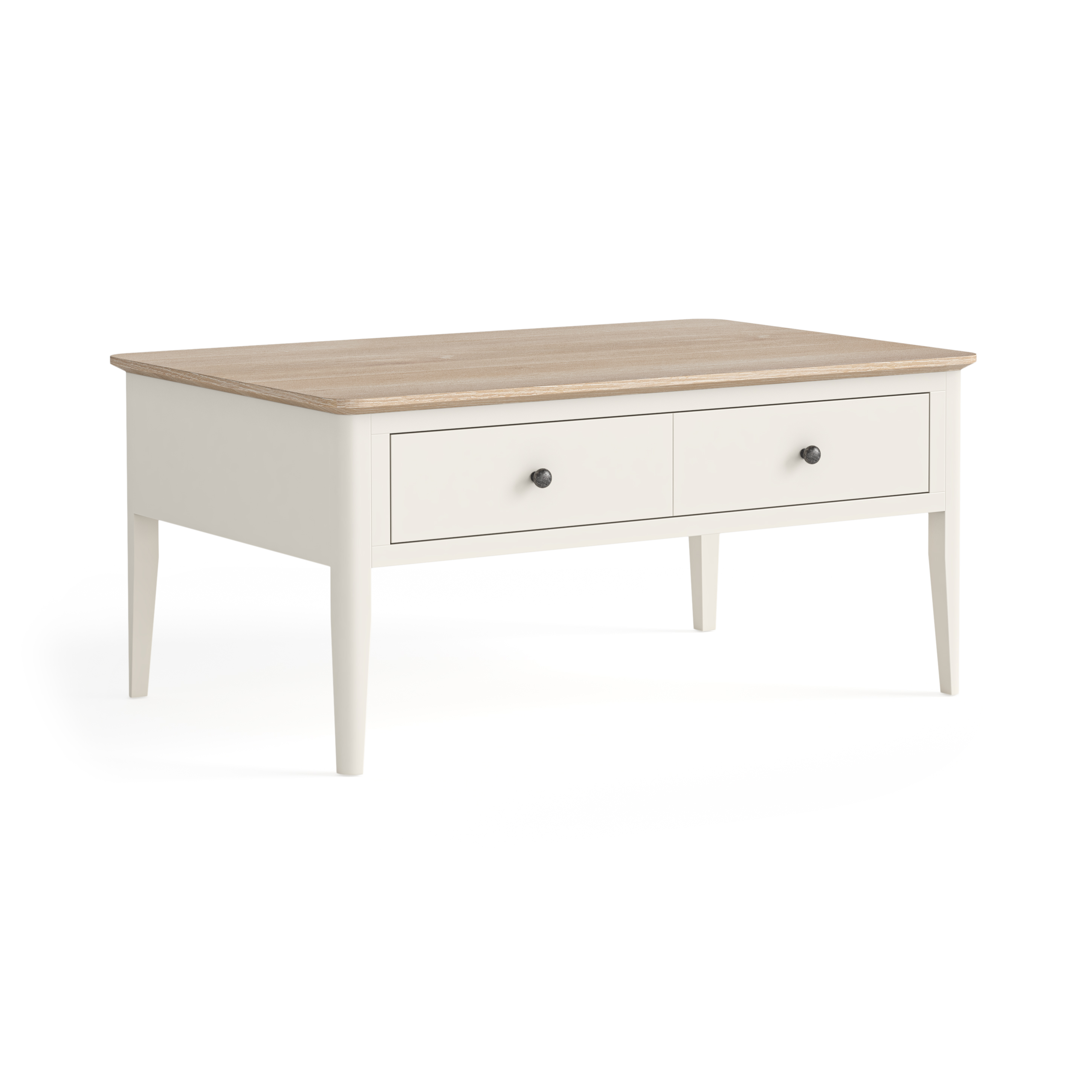 Marlow Coconut Milk Coffee Table by Corndell/Global Home Group  | Style Our Home