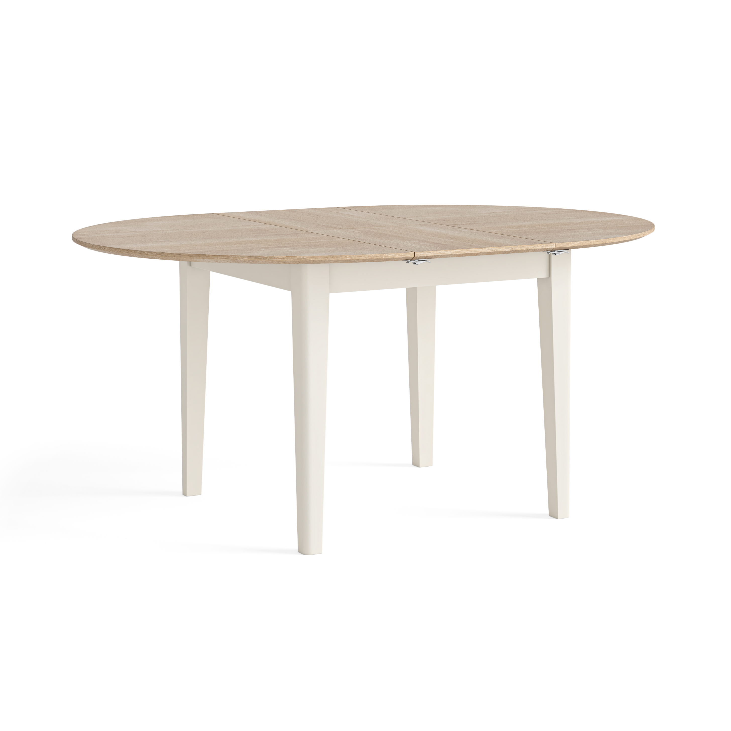 Marlow Coconut Milk Round Extending Dining Table by Corndell/Global Home Group | Style Our Home