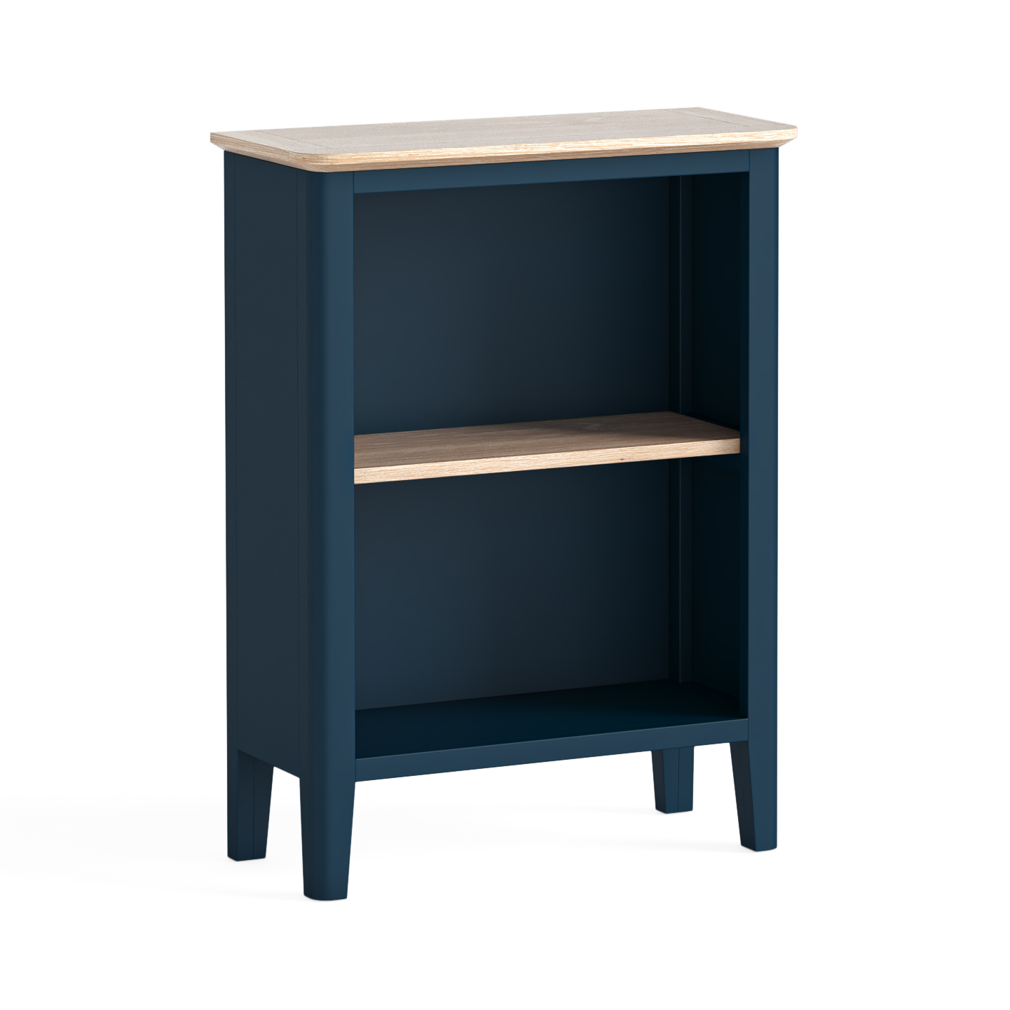 Marlow Navy Small Bookcase by Corndell/Global Home Group  | Style Our Home
