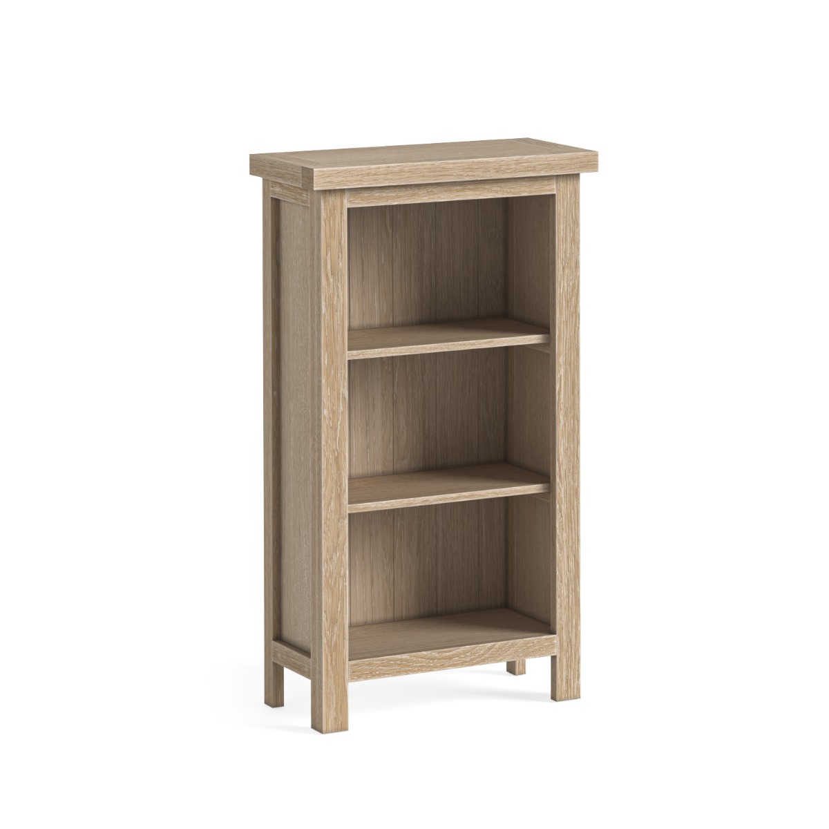 Modern Country Oak White Wash Mini Bookcase by Condell/Global Home Group | Style Our Home