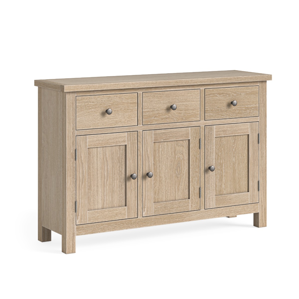 Modern Country Oak White Wash Large Sideboard by Condell/Global Home Group | Style Our Home