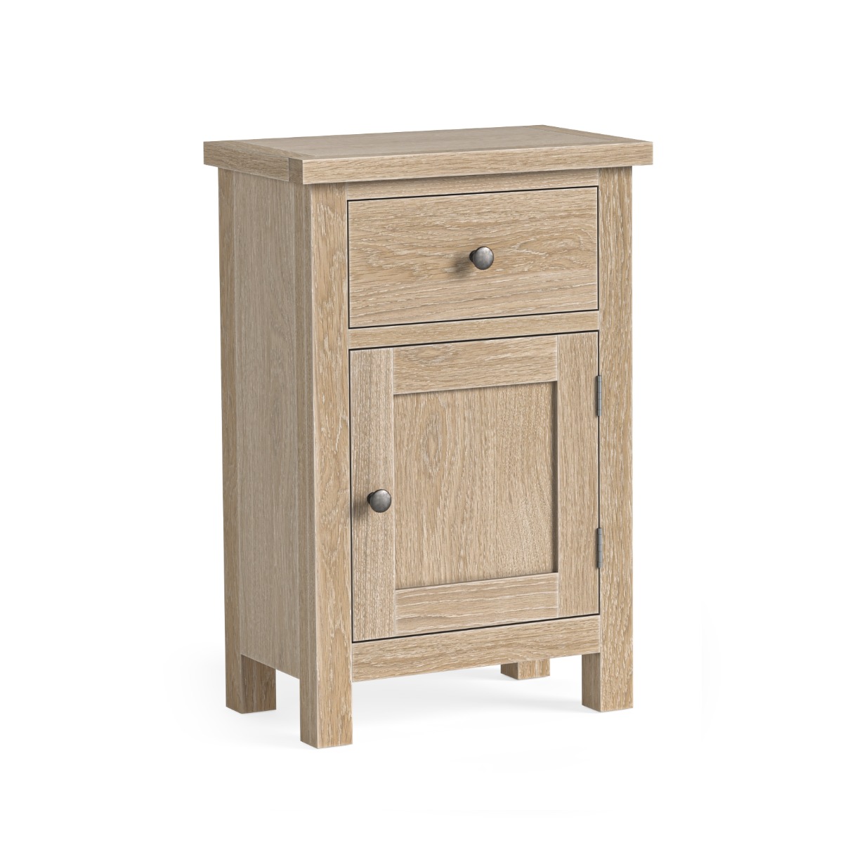 Modern Country Oak White Wash Telephone Cupboard by Condell/Global Home Group | Style Our Home