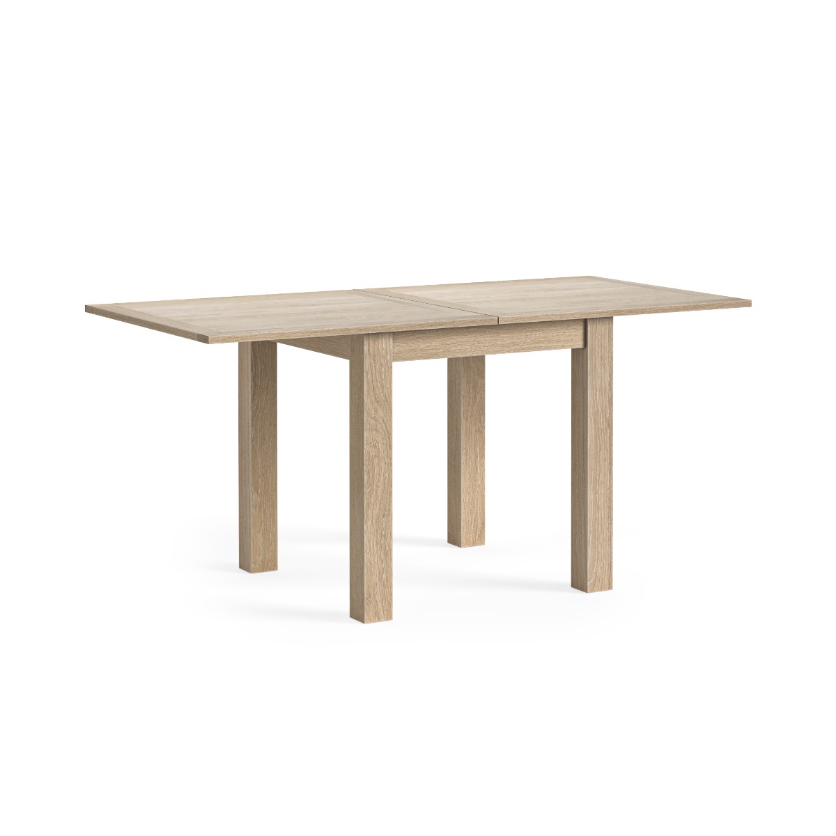 Modern Country Oak White Wash Flip Top Dining Table by Condell/Global Home Group | Style Our Home