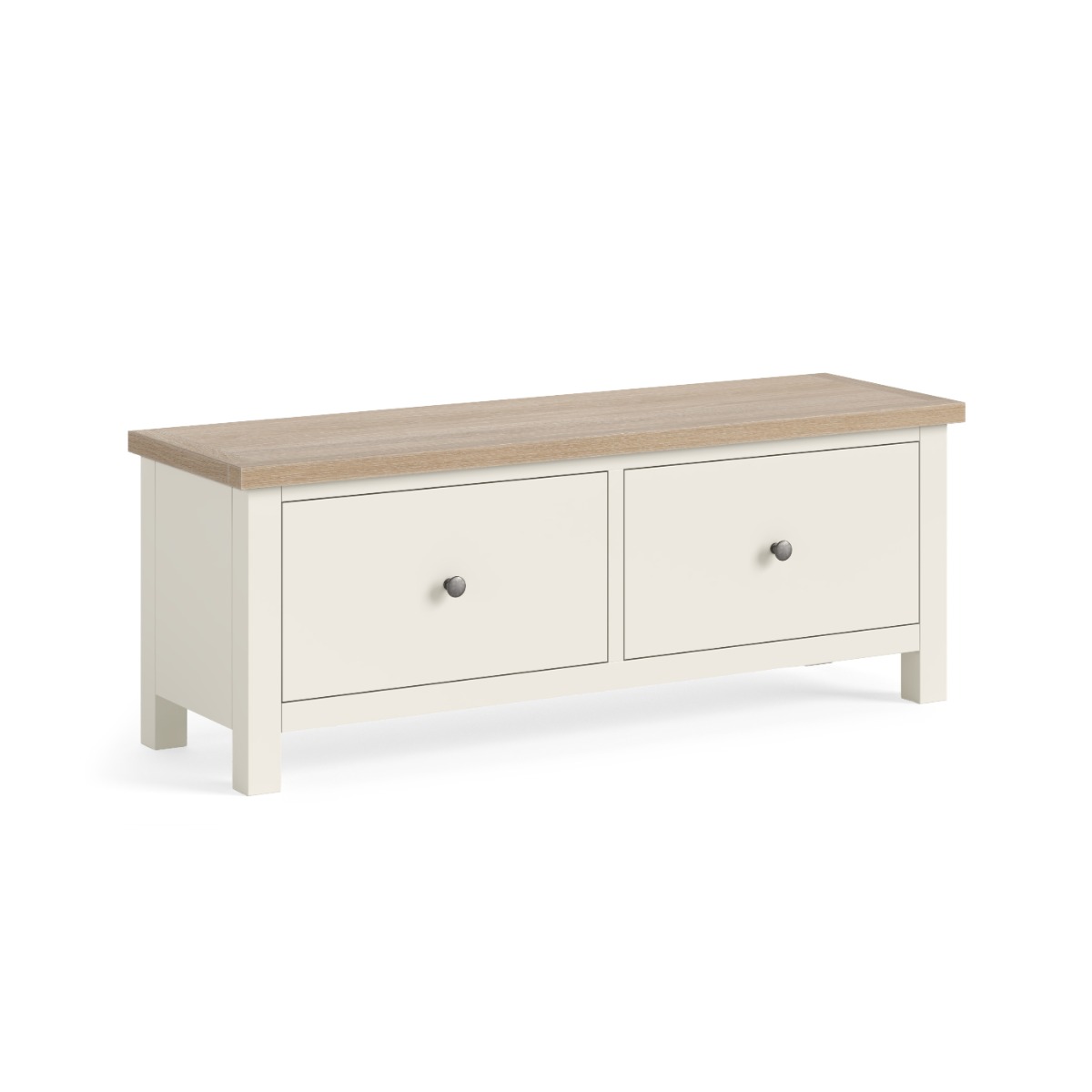 Modern Country Coconut Large 2 Drawer Bench by Condell/Global Home Group | Style Our Home