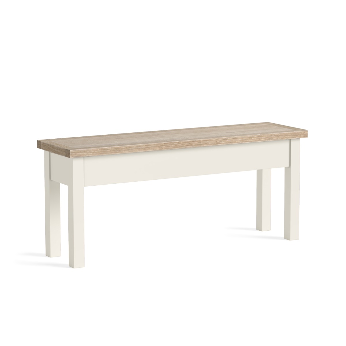 Modern Country Coconut Shallow Storage Bench by Condell/Global Home Group | Style Our Home