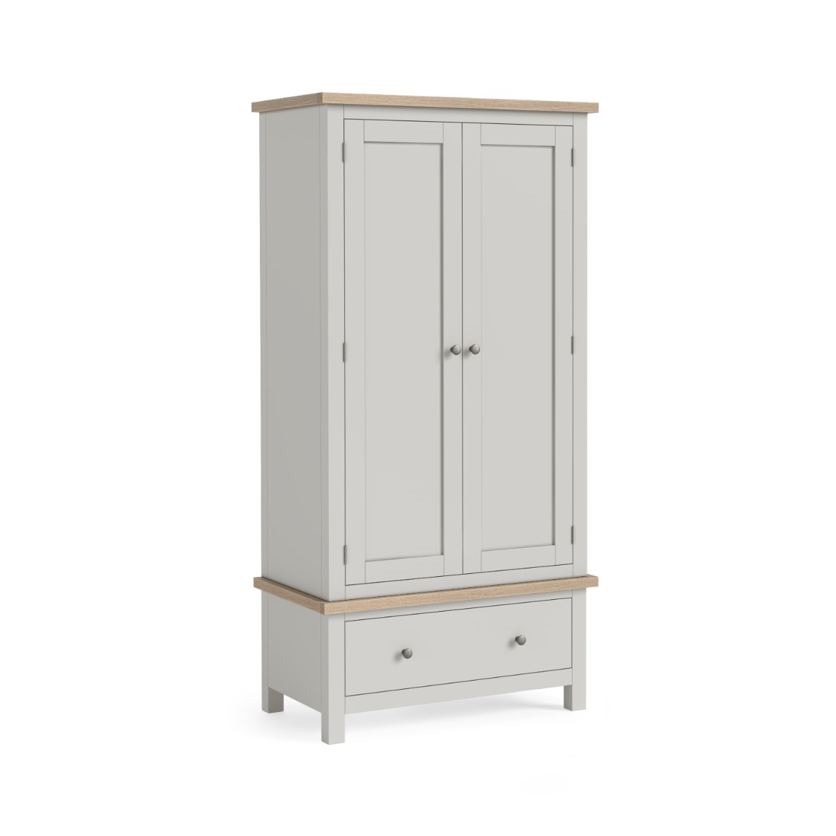 Modern Country Light Grey Gents Wardrobe by Condell/Global Home Group | Style Our Home