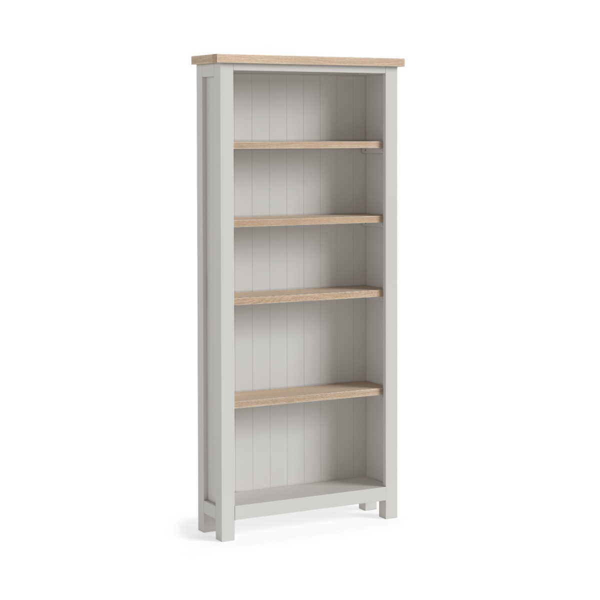 Modern Country Light Grey Large Bookcase by Condell/Global Home Group | Style Our Home