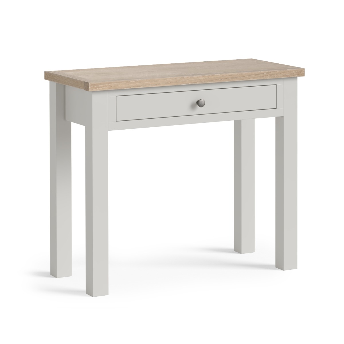 Modern Country Light Grey Single Drawer Desk by Condell/Global Home Group | Style Our Home