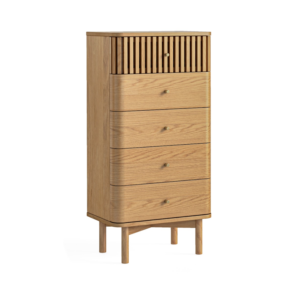 Soho Natural 5 Drawer Tallboy by Condell/Global Home Group | Style Our Home