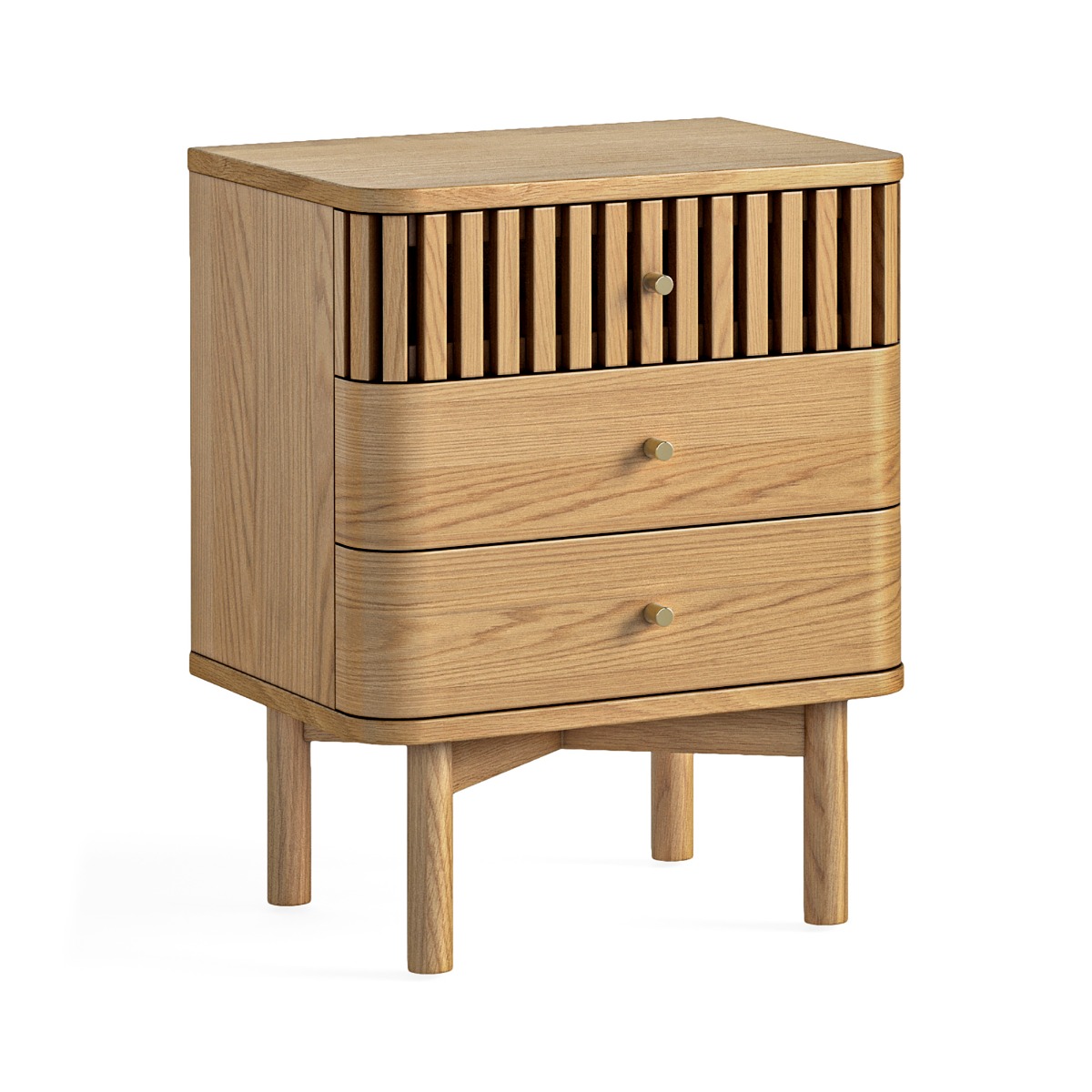 Soho Natural 3 Drawer Bedside by Condell/Global Home Group | Style Our Home