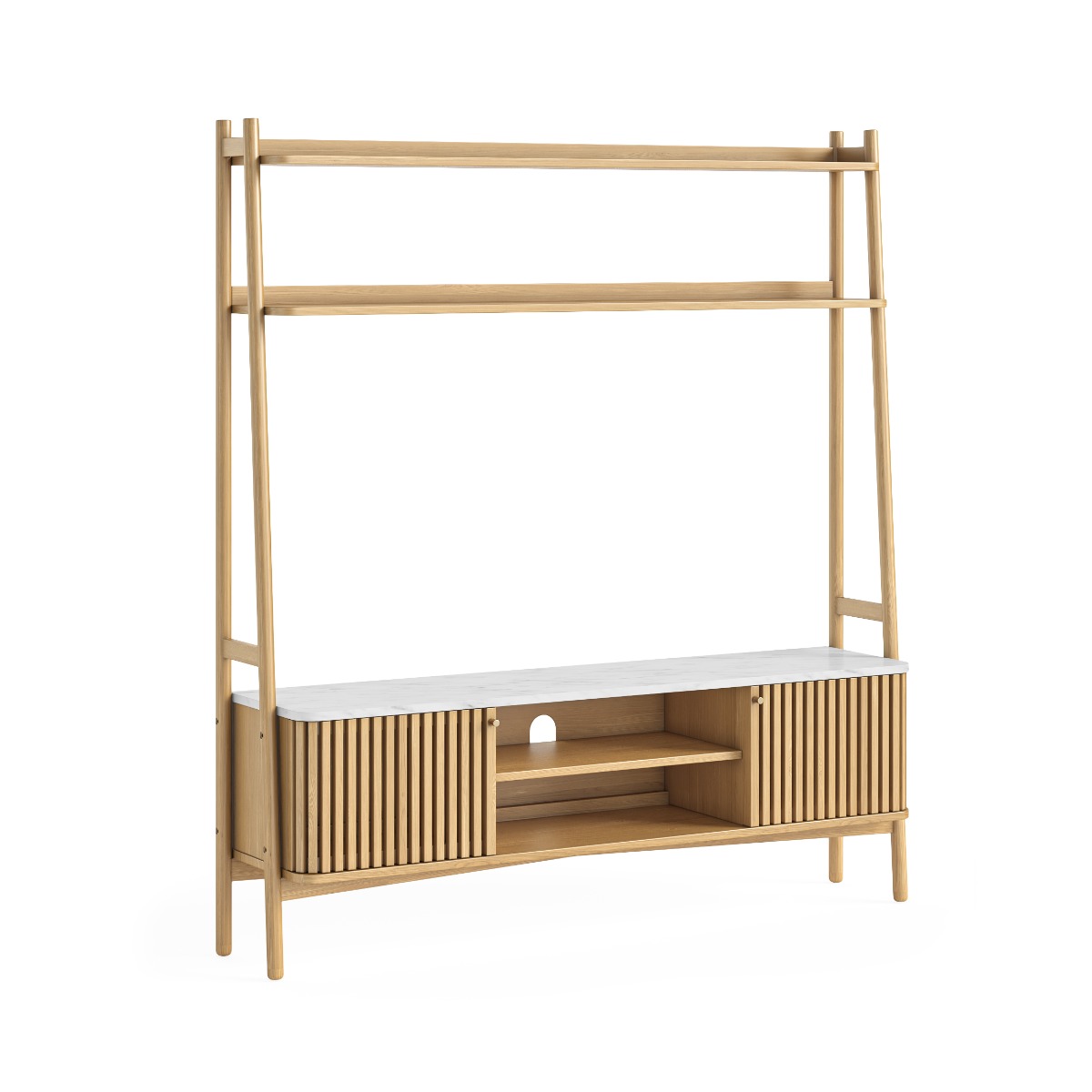 Soho Natural Marble Top Large Display Media Unit by Condell/Global Home Group | Style Our Home