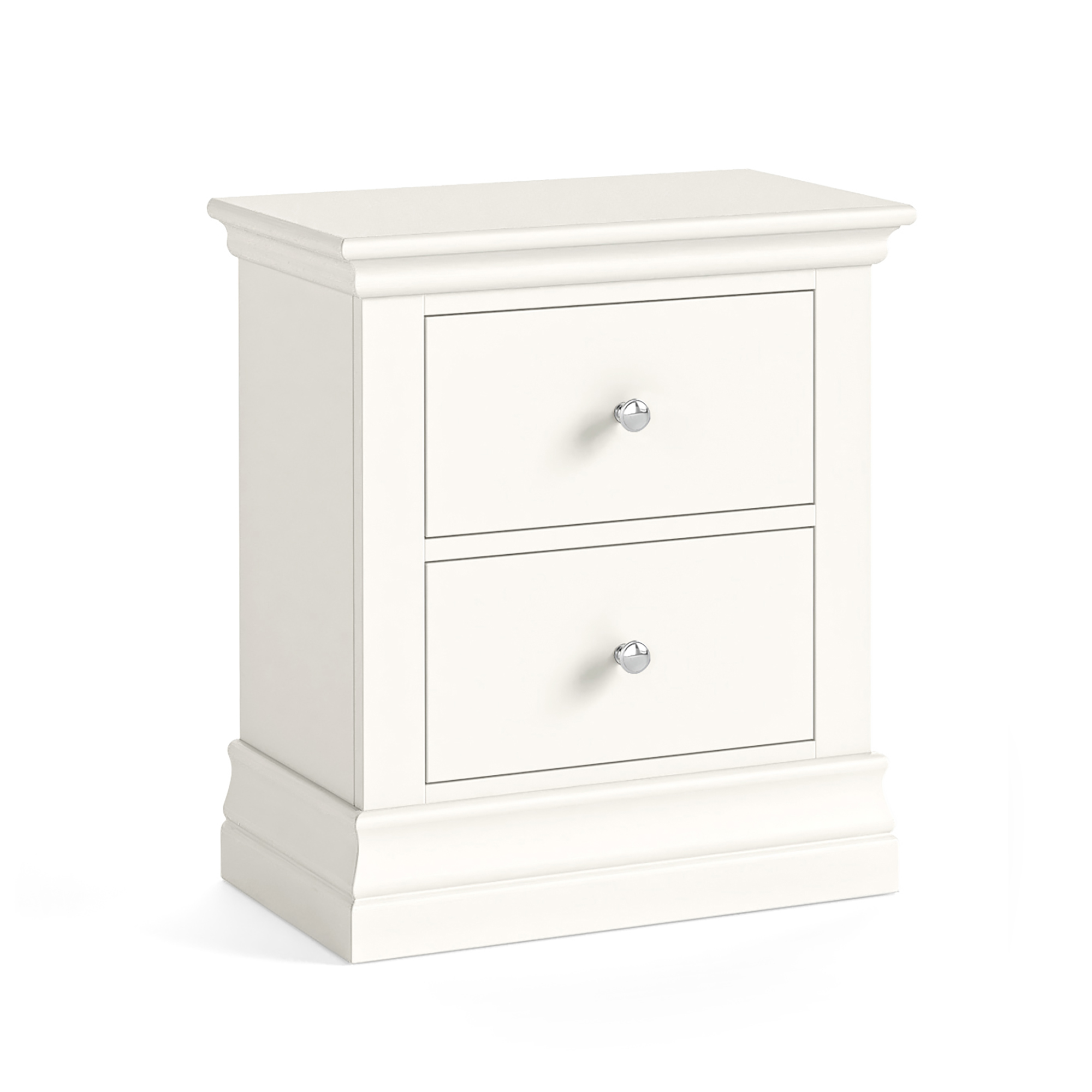 Burgundy 2 Drawer Coconut Milk Bedside by Condell/Global Home Group | Style Our Home
