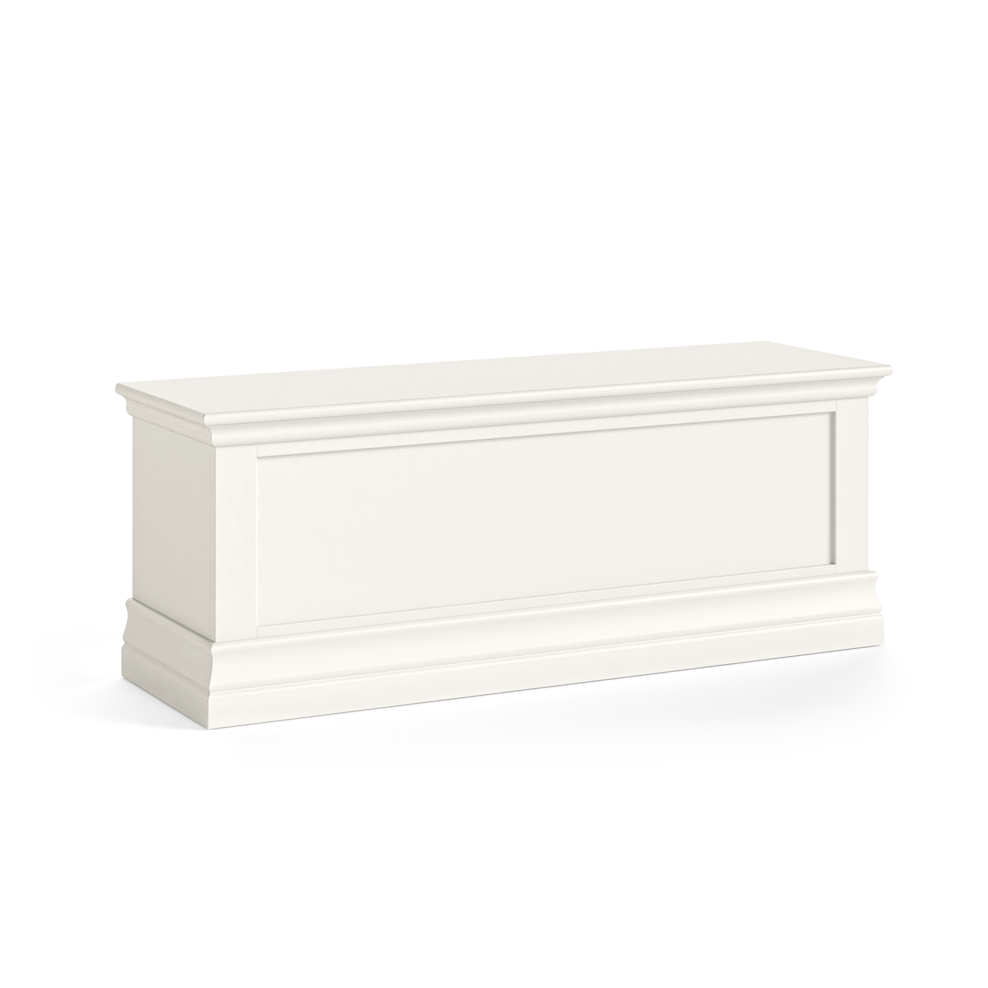 Burgundy Coconut Milk Blanket Box by Condell/Global Home Group | Style Our Home