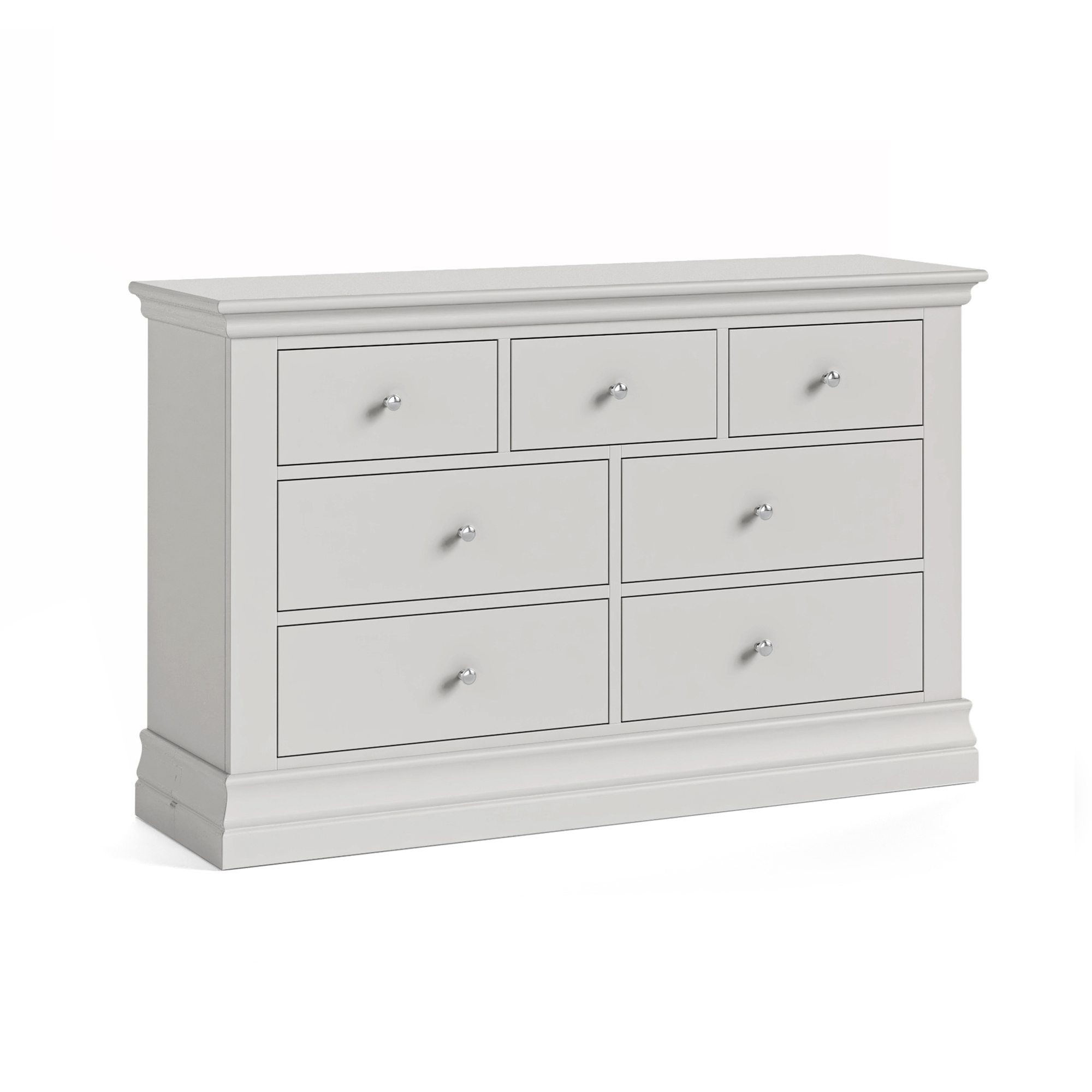 Burgundy 3 Over 4 Light Grey Chest by Condell/Global Home Group | Style Our Home