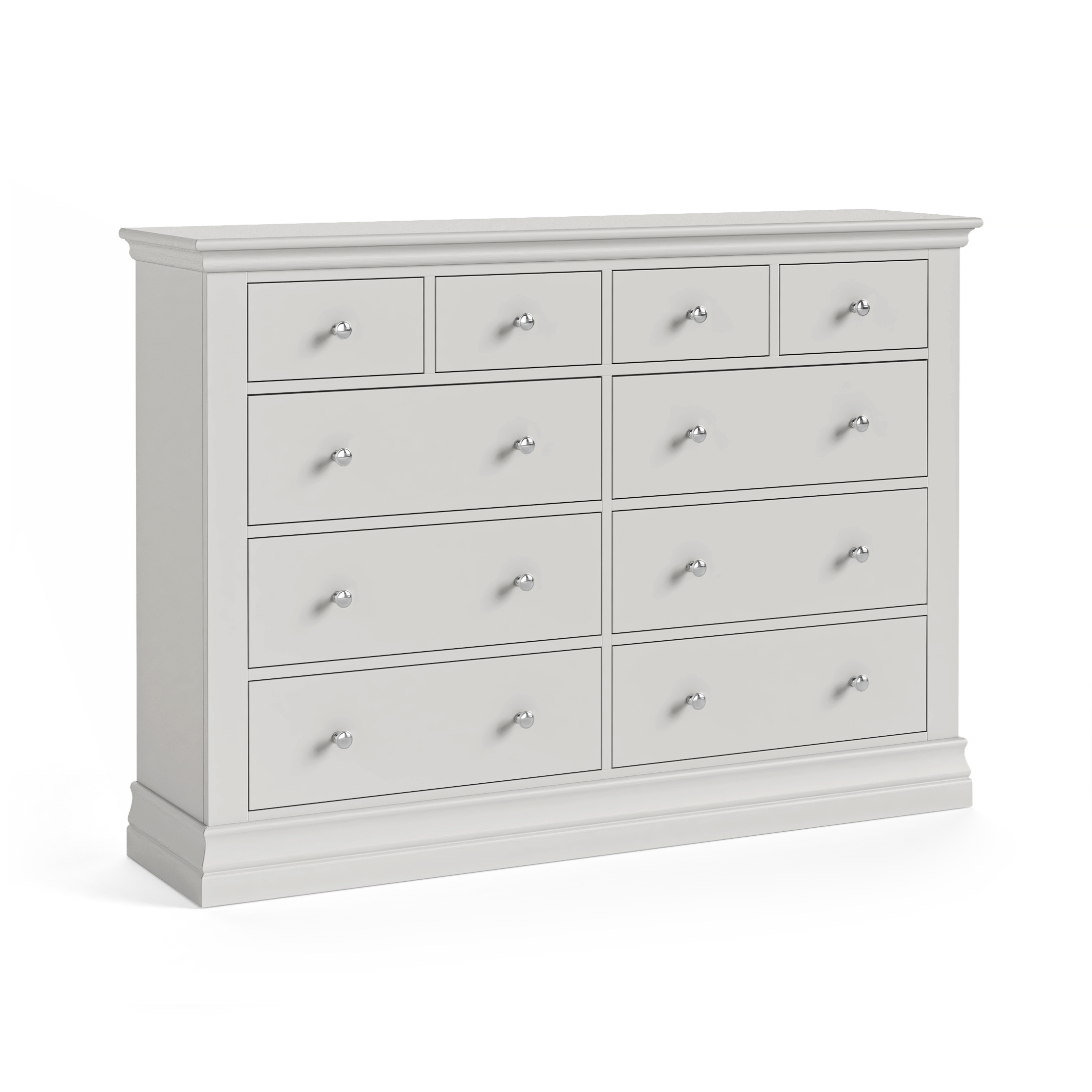 Burgundy 4 Over 6 Light Grey Chest by Condell/Global Home Group | Style Our Home