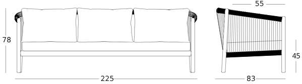 Lento 3 Seater Sofa by Vincent Sheppard | Style Our Home